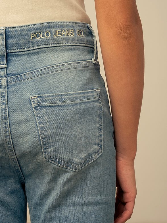 Polo Girls Mila Skinny Jean Light Wash - Shazem - KIDS JEANS - POLO