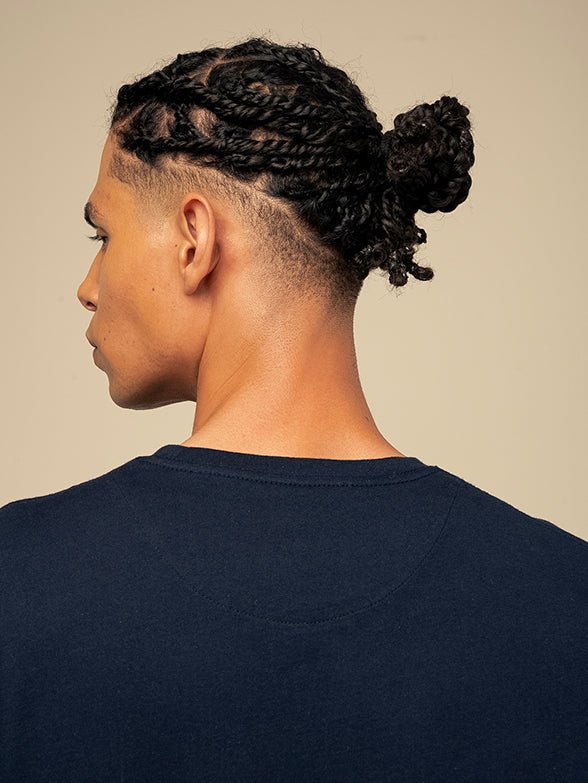 Polo Logo Printed Pocket Tee Navy - Shazem - MENS T - SHIRTS - POLO