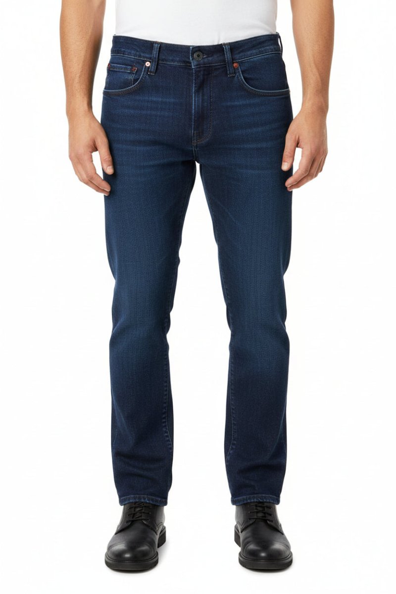 Polo Mens Quarter Slant Denim Jeans Dark Wash - Shazem - MENS JEANS - POLO