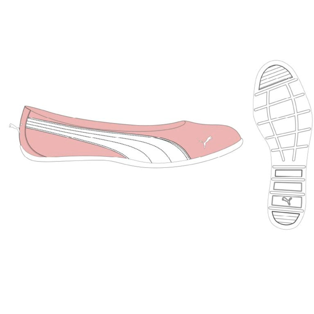 Puma Ballerina Stitched Pink-White - Shazem - WOMENS SNEAKERS - PUMA