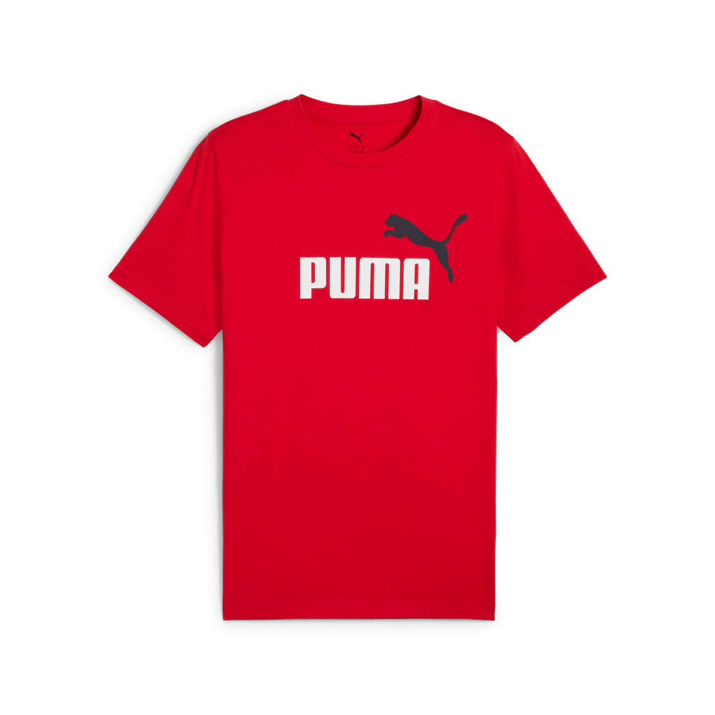 Puma Ess 2 Colour No.1 Logo Tee Red - Shazem - MENS T-SHIRTS - PUMA