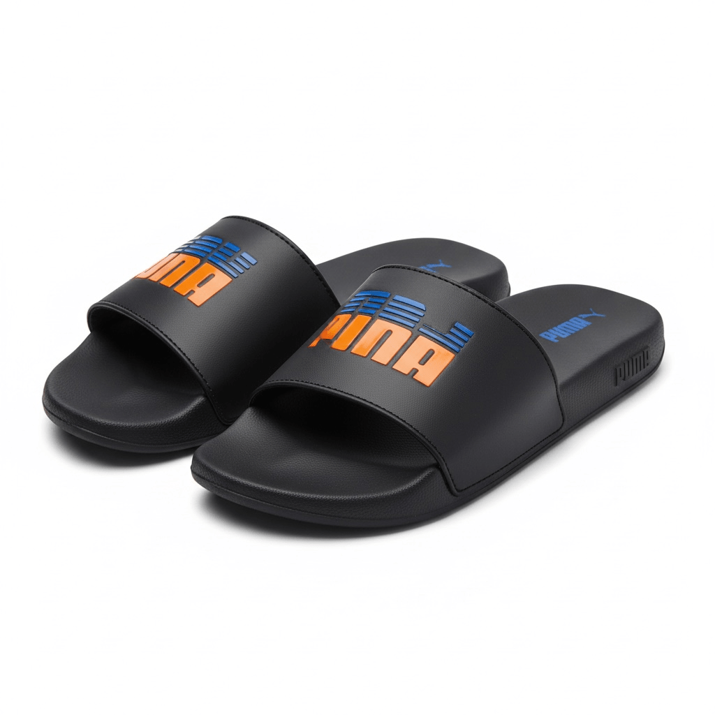 Kids PUMA Sporty Slide ZADP 404900-01 sandals with adjustable strap and sporty design, perfect for casual wear.