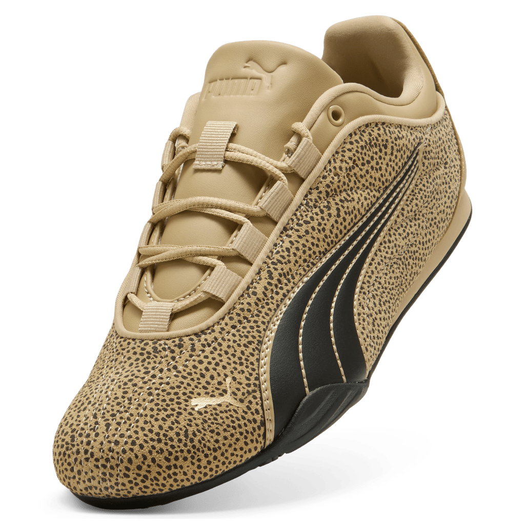Puma Womens Catch Soleil Topcat sneakers in white and pink with sporty design and PUMA branding.