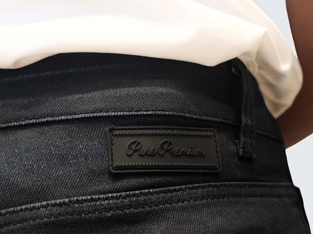 Pure Premium Arichi Wax Jean Blue/Black - Shazem - MENS JEANS - PURE PREMIUM