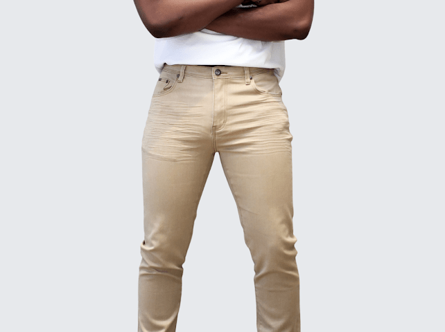 Pure Premium Lorenzo Jean Khaki - Shazem - MENS JEANS - PURE PREMIUM