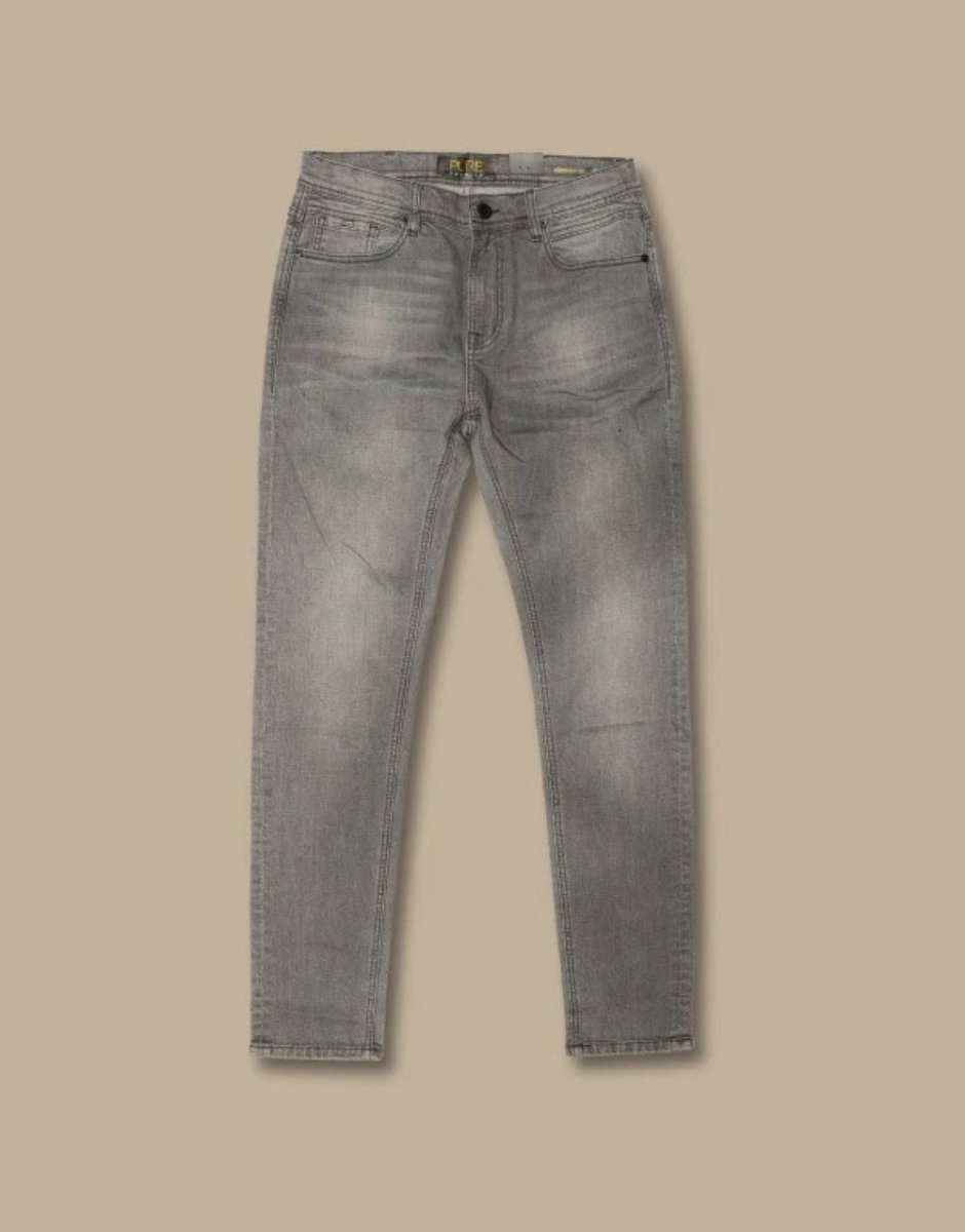 Pure Premium Lorenzo Jeans Grey - Shazem - MENS JEANS - PURE PREMIUM