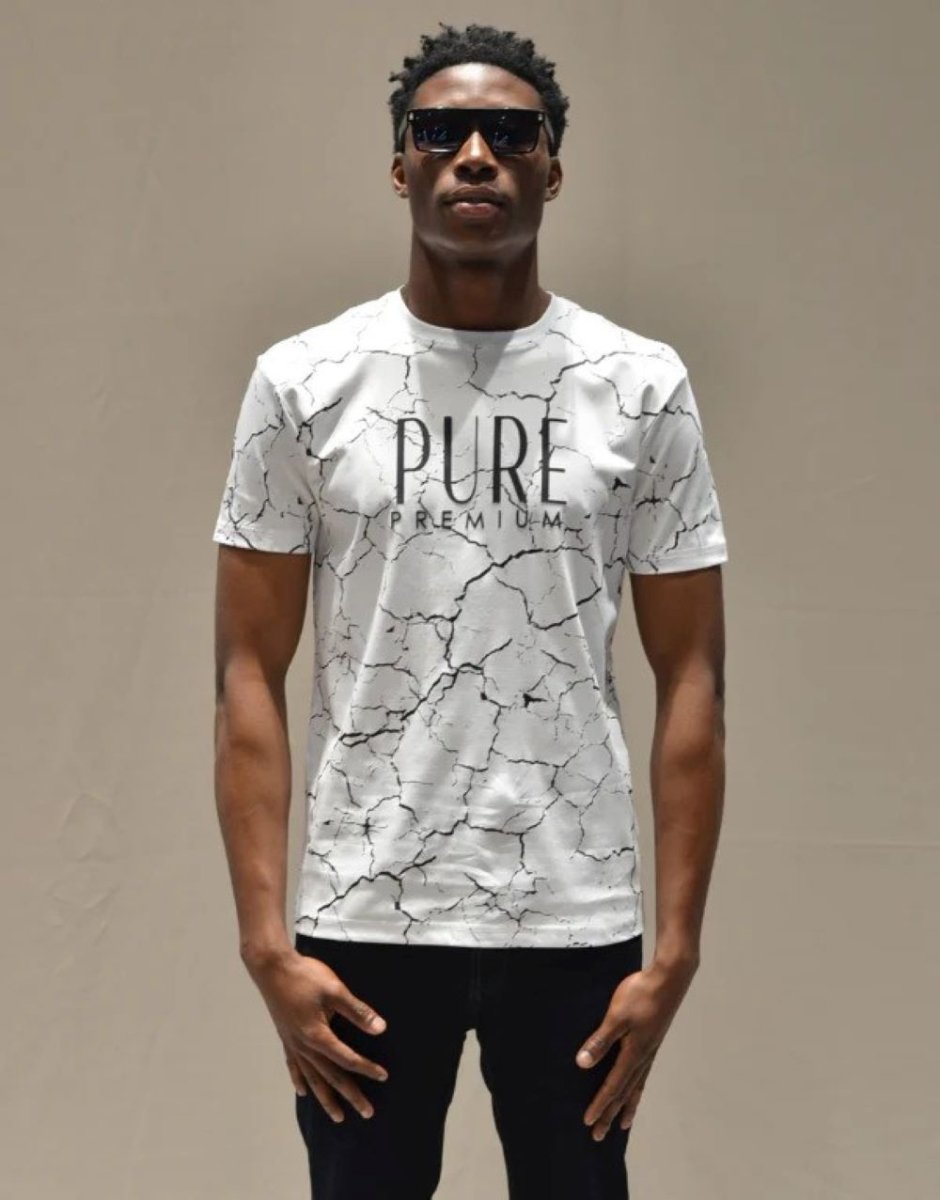 Pure Premium Vespucci Tee White - Shazem - MENS T - SHIRTS - PURE PREMIUM