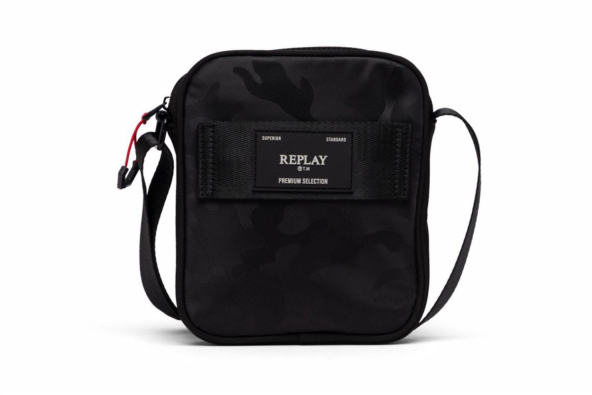 Replay Bag Black - FM3702 - Shazem - MENS LUGGAGE - REPLAY