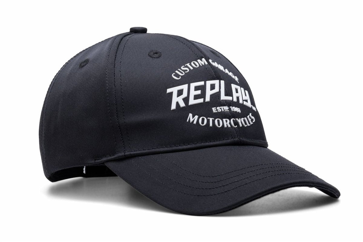 Replay Cap Black - Am4420 - Shazem - MENS HEADWEAR - REPLAY