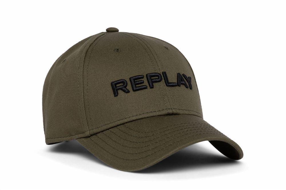 Replay Cap Olive - AX4161 - Shazem - MENS HEADWEAR - REPLAY