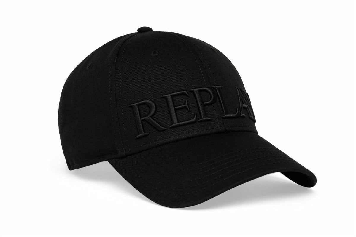 Replay Cap Total Black - Ax4308 - Shazem - UNISEX HEADWEAR - REPLAY