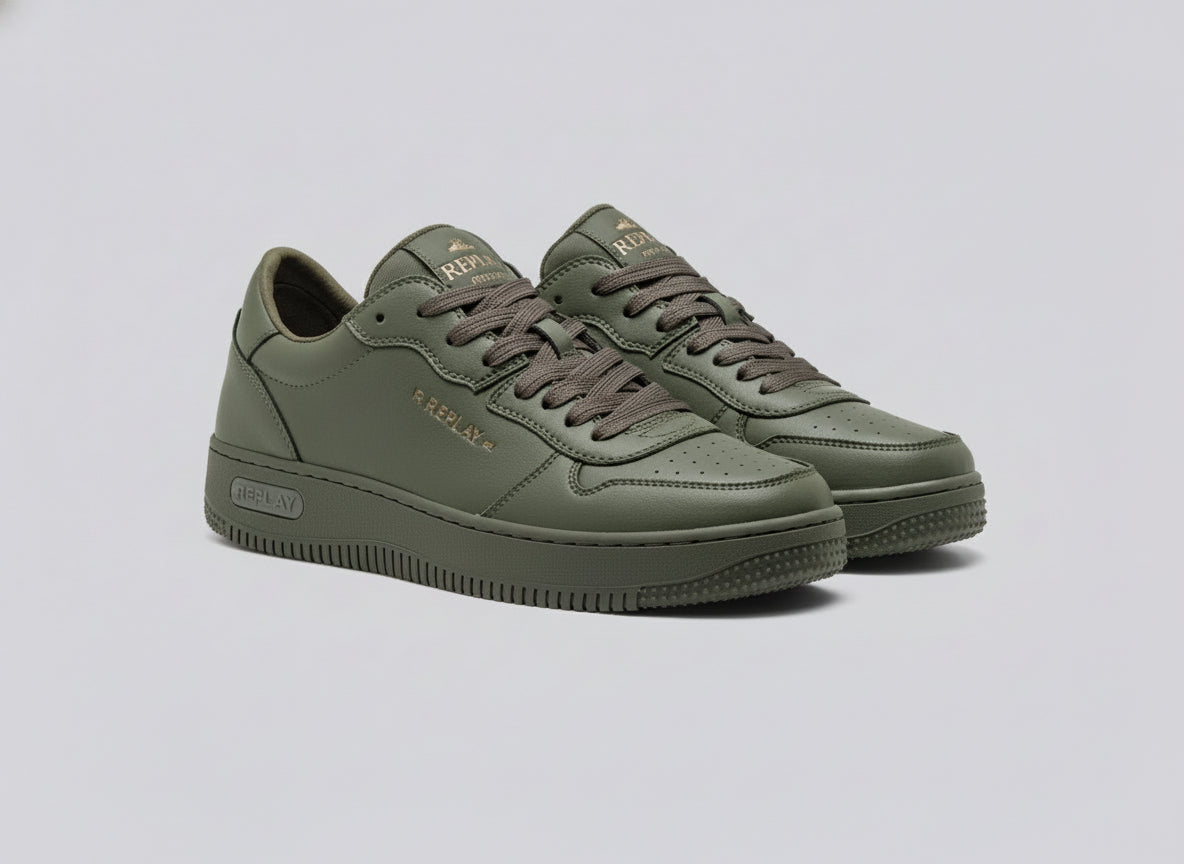 Replay Epic M Base Block Mil Green - Shazem - MENS SNEAKERS - REPLAY