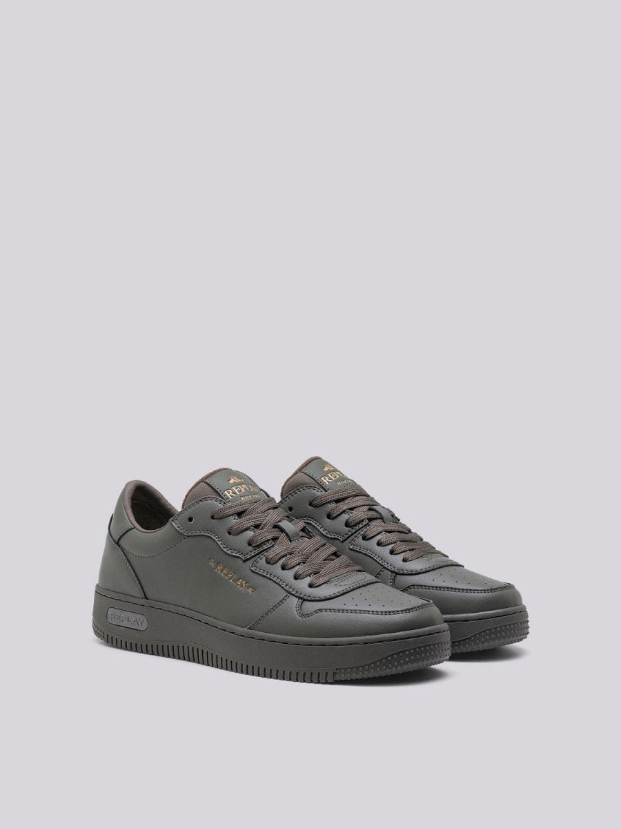 Replay Epic M Base Block Mil Grn - Shazem - MENS SNEAKERS - REPLAY