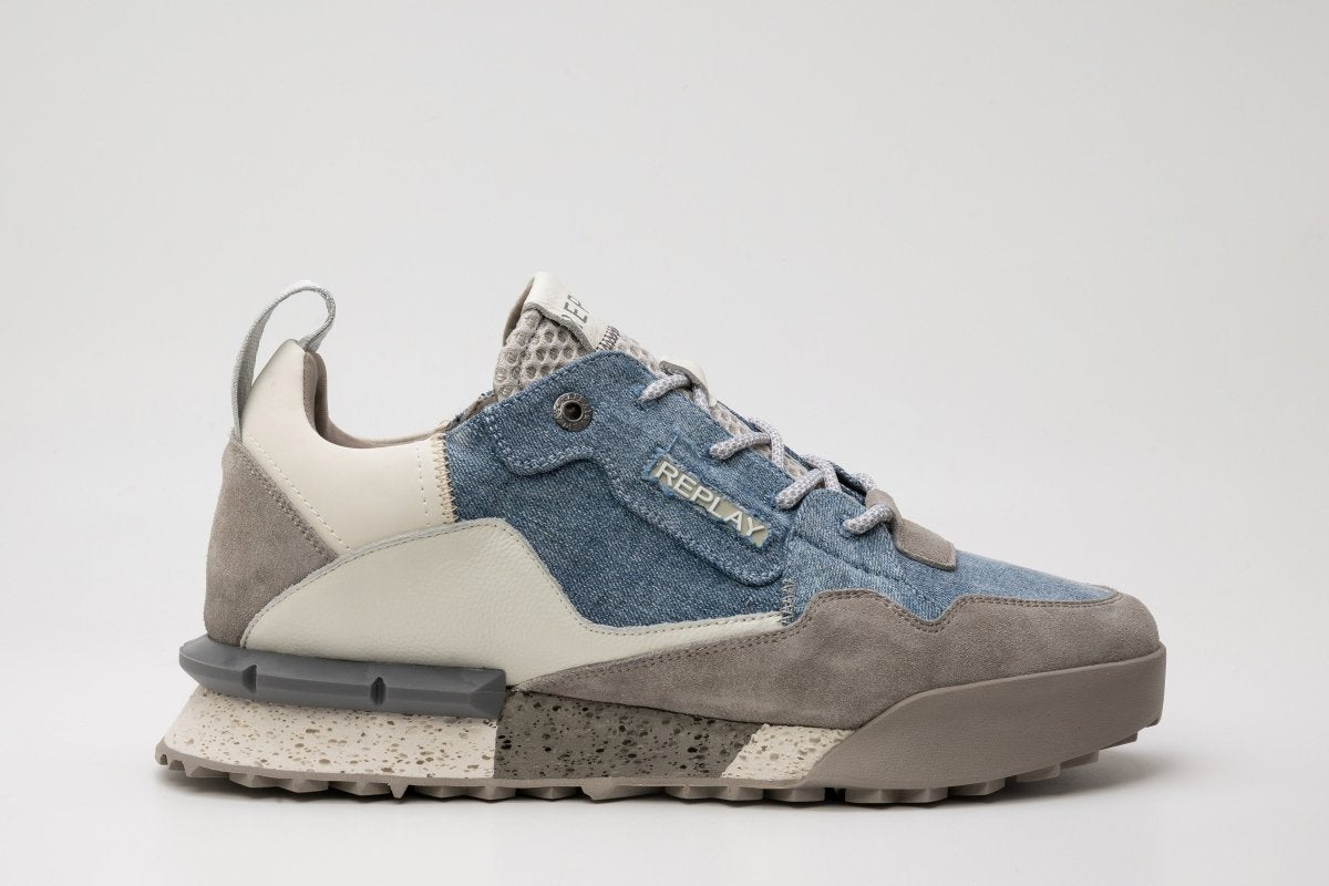 Replay Field Denim Lt Grey - Shazem - MENS SNEAKERS - REPLAY