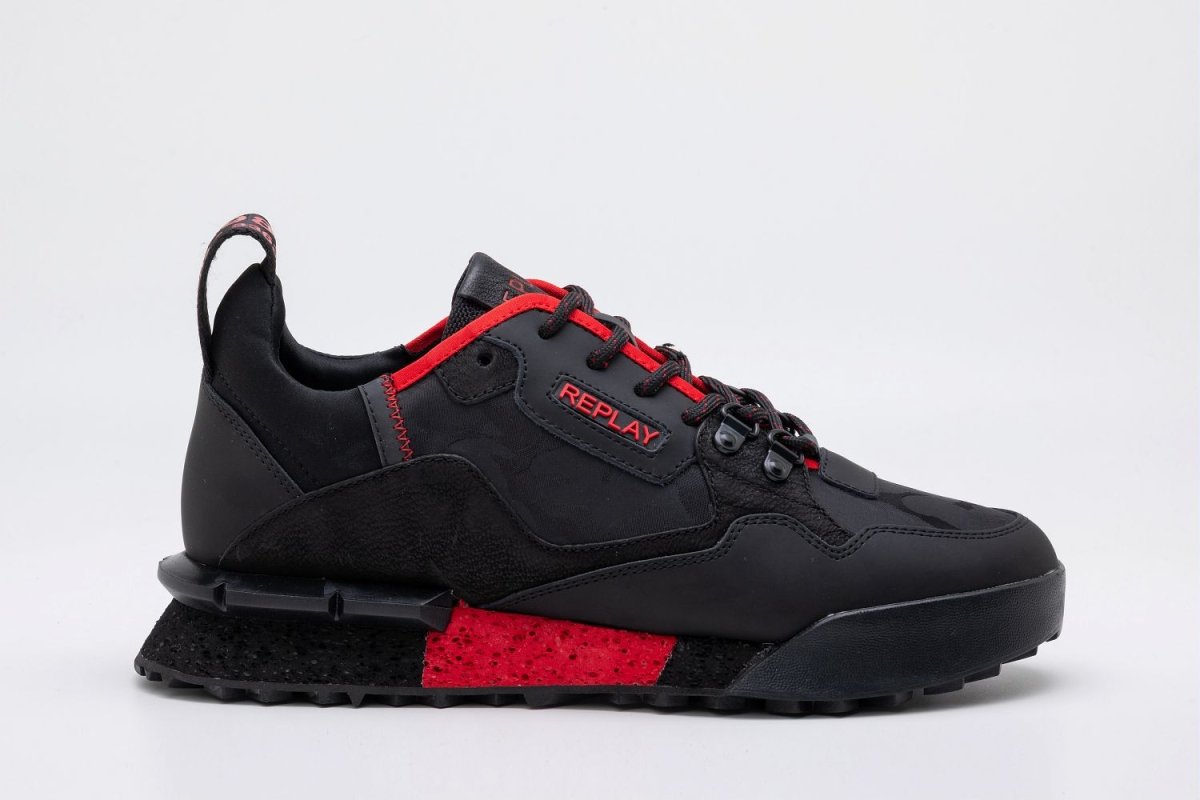 Replay Field Speed Combo Black/Red - Shazem - MENS SNEAKERS - REPLAY