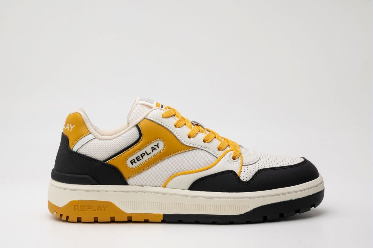 Replay Gemini Live White/Yellow - Shazem - MENS SNEAKERS - REPLAY
