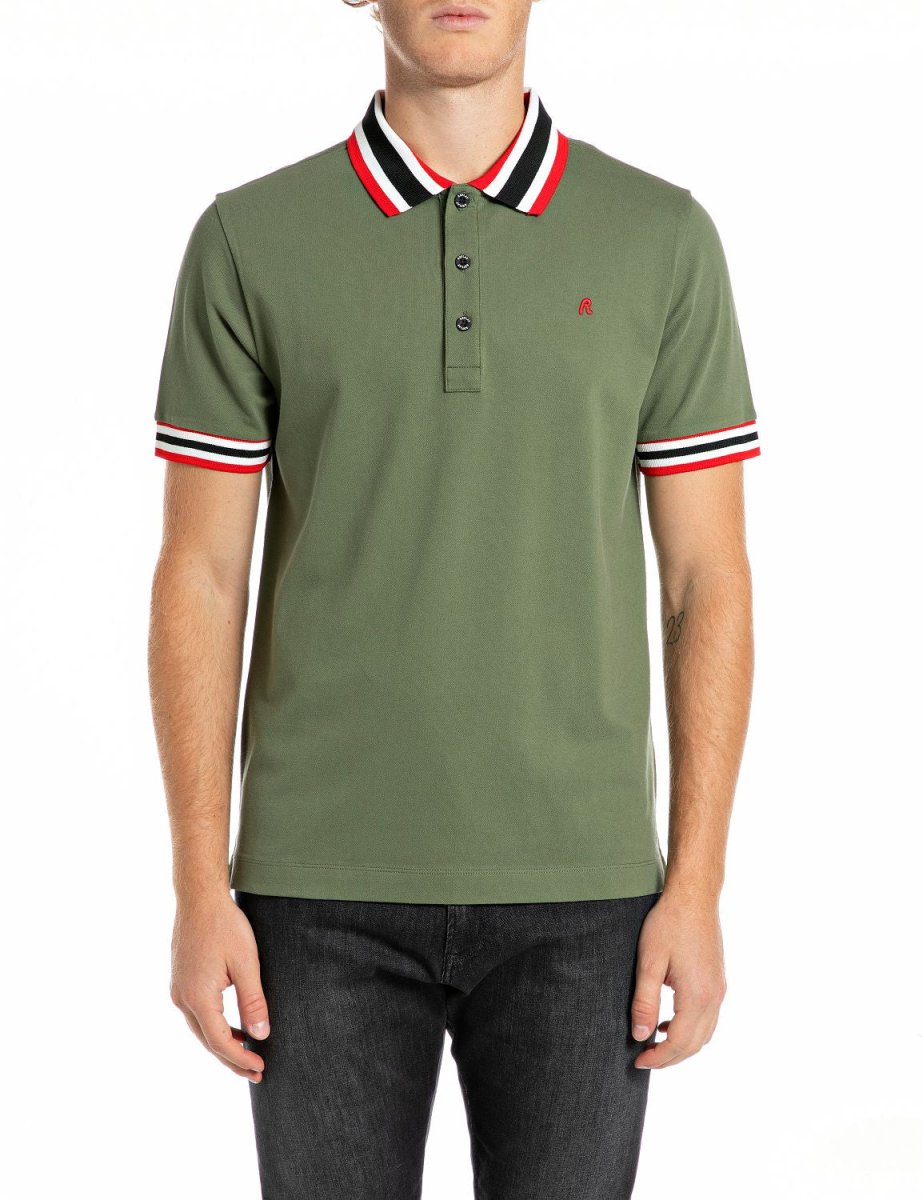 Replay Golfer Army - M6897 - Shazem - MENS GOLFER - REPLAY