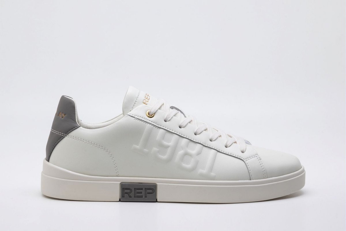 Replay Polys M 1981 Off Wht Grey - Shazem - MENS SNEAKERS - REPLAY