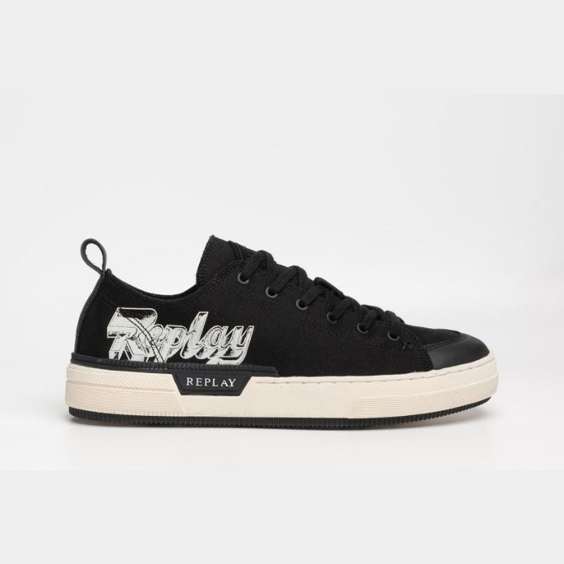 Replay Raily Low Graffiti Black - Shazem - MENS SNEAKERS - REPLAY