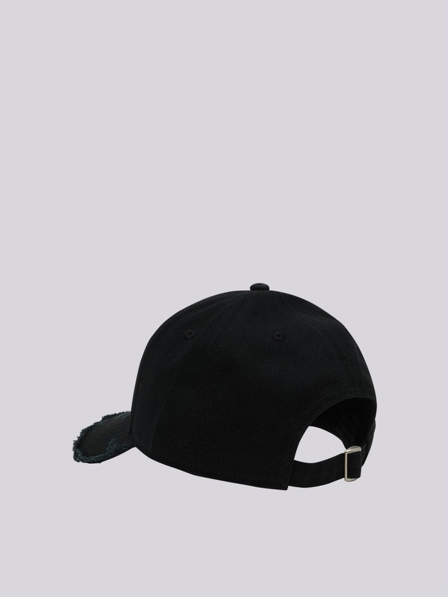Replay Ripped Cap Total Black - Ax4161 - Shazem - UNISEX HEADWEAR - REPLAY