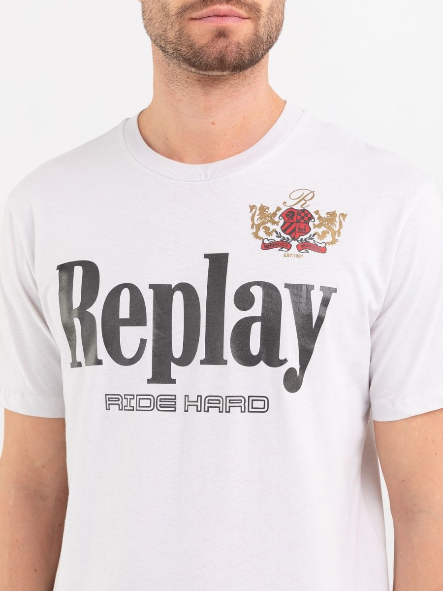 Replay Tee Artic Grey - M6820 - Shazem - MENS T - SHIRTS - REPLAY