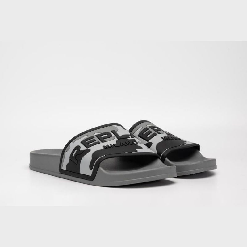 Replay Up Military Grey - Shazem - MENS SANDALS - REPLAY
