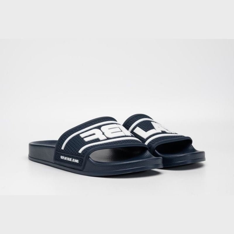 Replay Up Total Navy/White - Shazem - MENS SANDALS - REPLAY