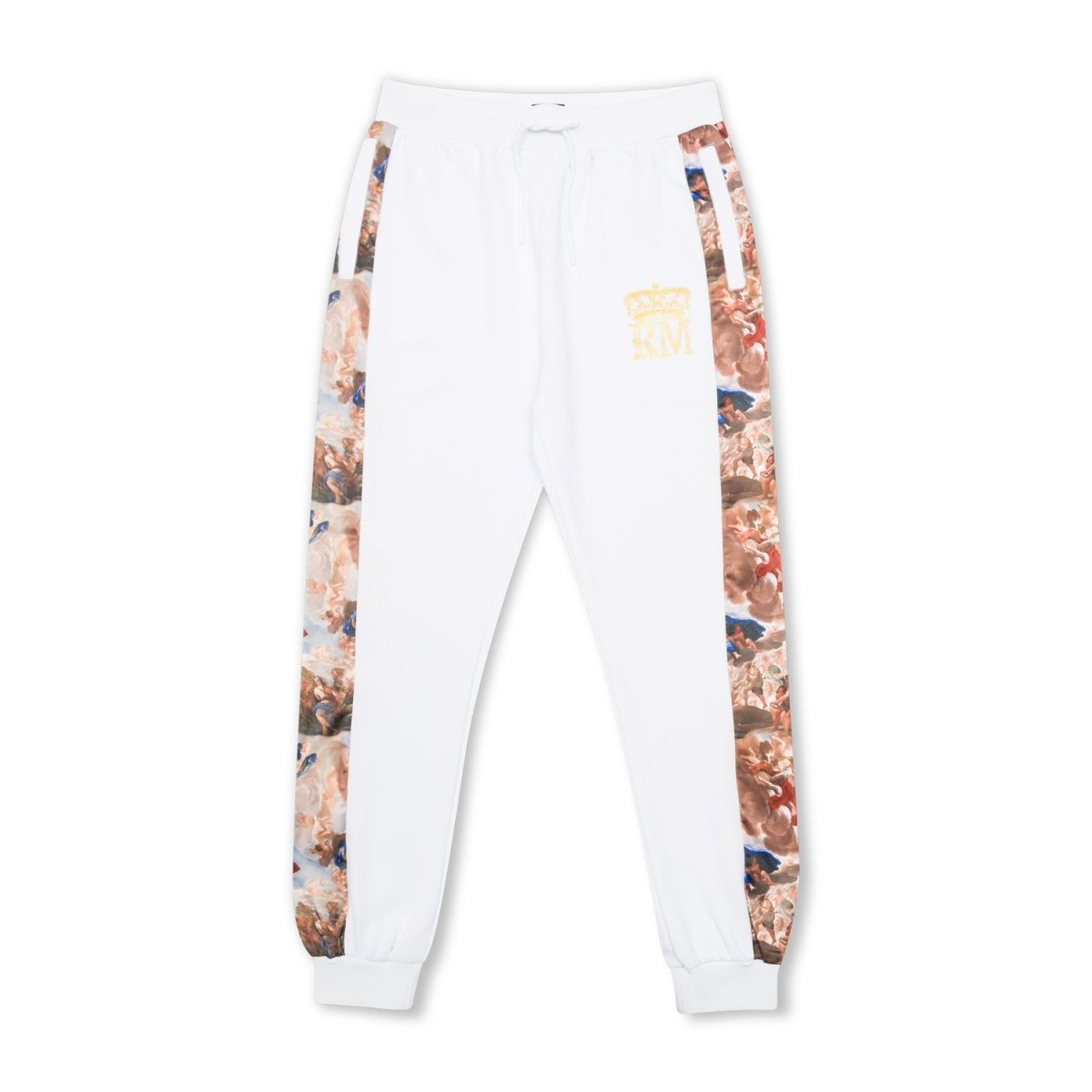 Rossimoda Freccia Track Pants White - Shazem - MENS TRACK PANTS - ROSSIMODA