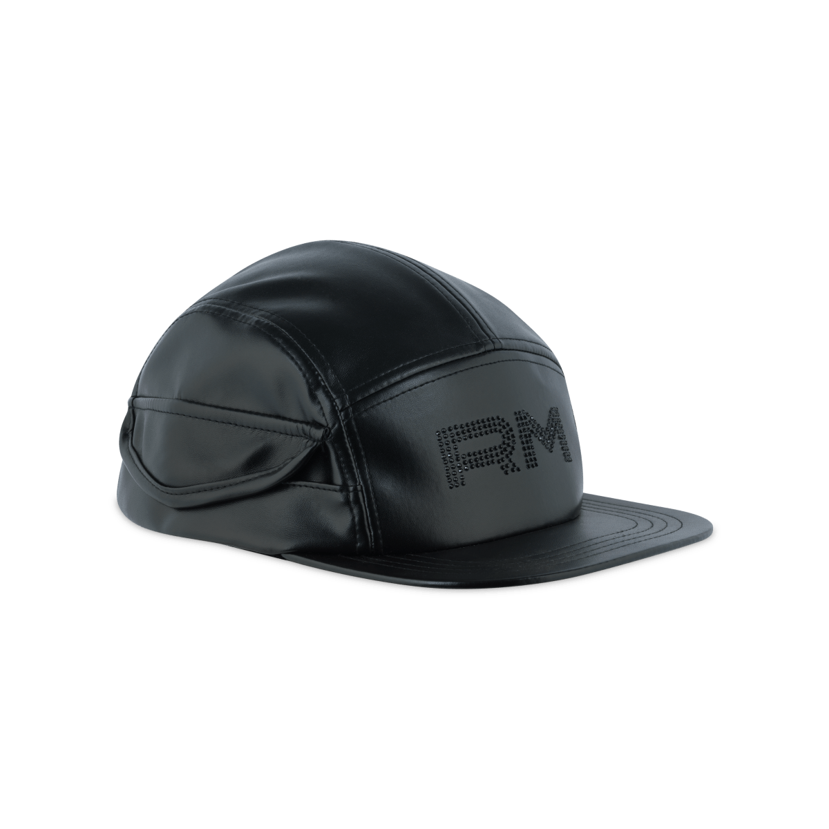 Rossimoda Lusso Gemma 5 Panel Cap Black - Shazem - MENS HEADWEAR - ROSSIMODA