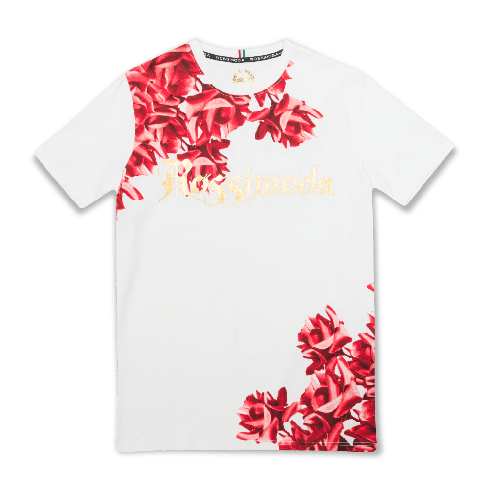 Rossimoda Mazzo Tee White - Shazem - MENS T - SHIRTS - ROSSIMODA