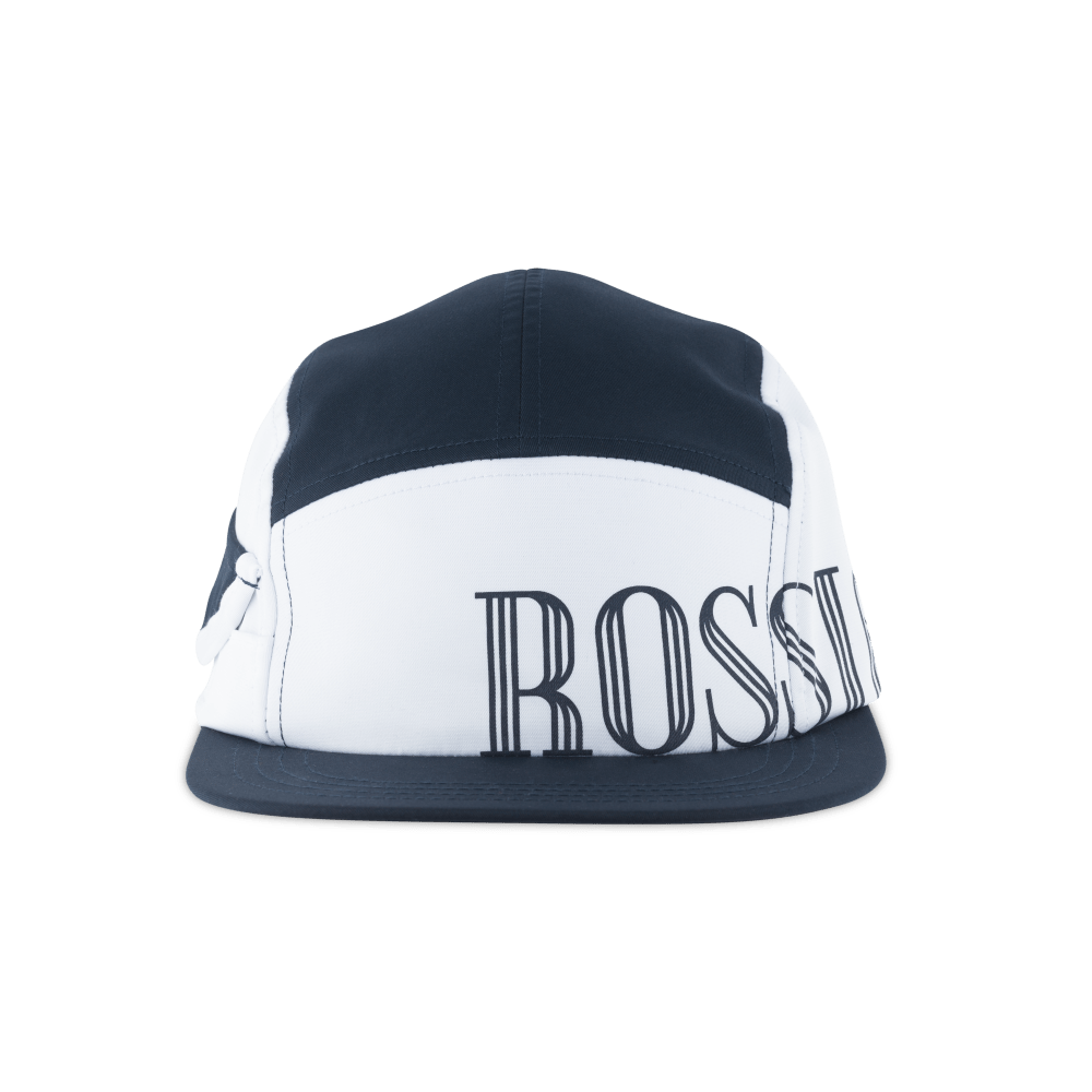 Rossimoda Venezia 5 Panel Cap Navy/White - Shazem - MENS HEADWEAR - ROSSIMODA