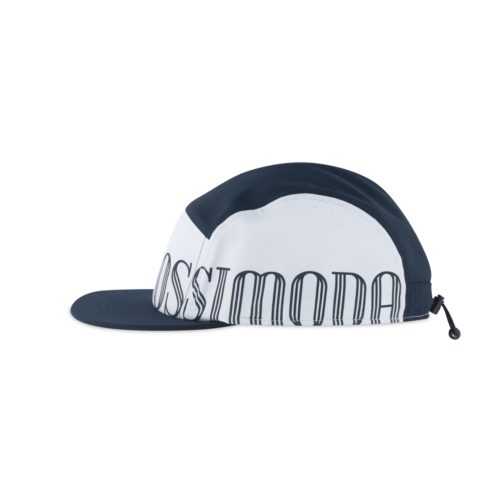 Rossimoda Venezia 5 Panel Cap Navy/White - Shazem - MENS HEADWEAR - ROSSIMODA