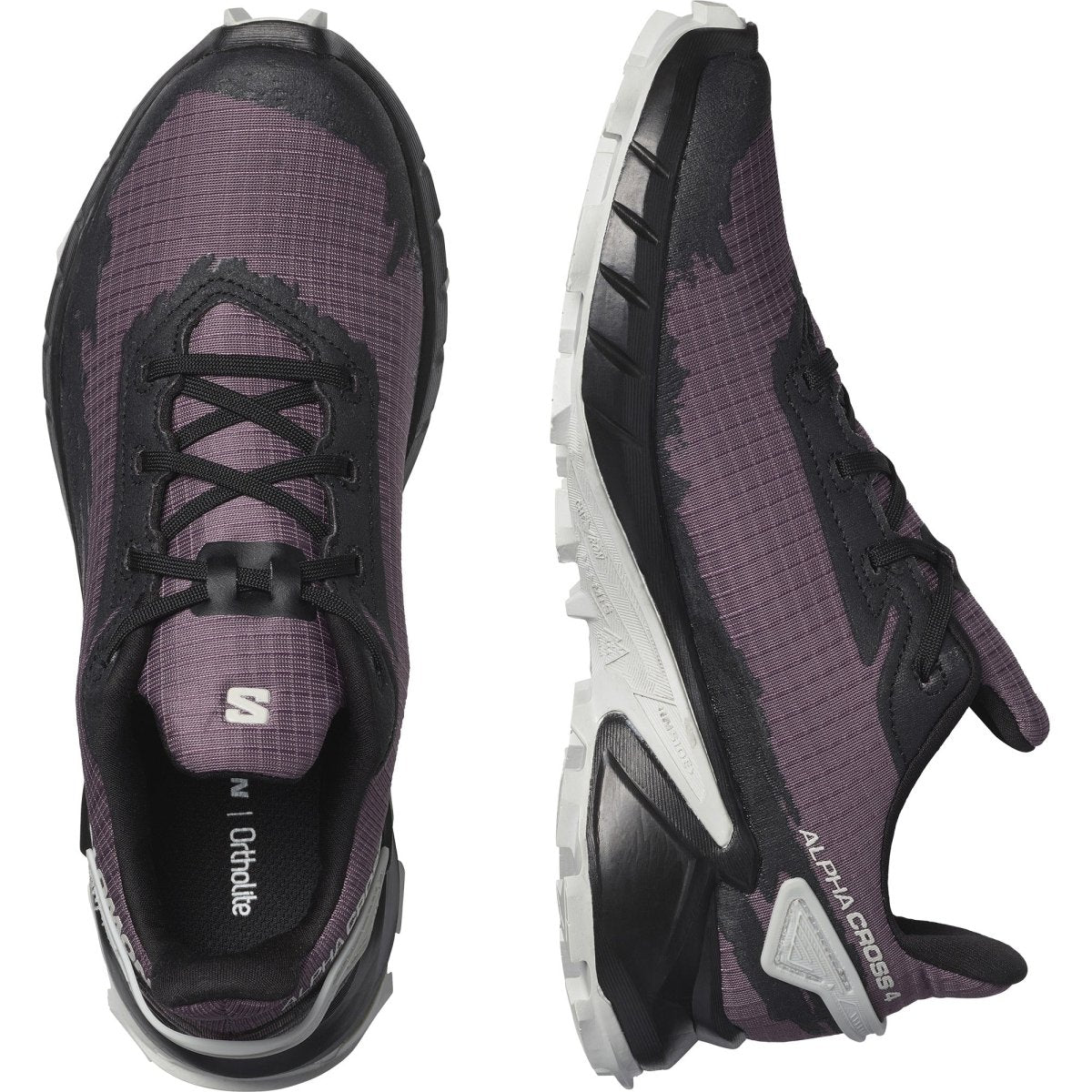 Salomon Alphacross Moonscape - Black - Lunar Rock - Shazem - WOMENS SNEAKERS - SALOMON
