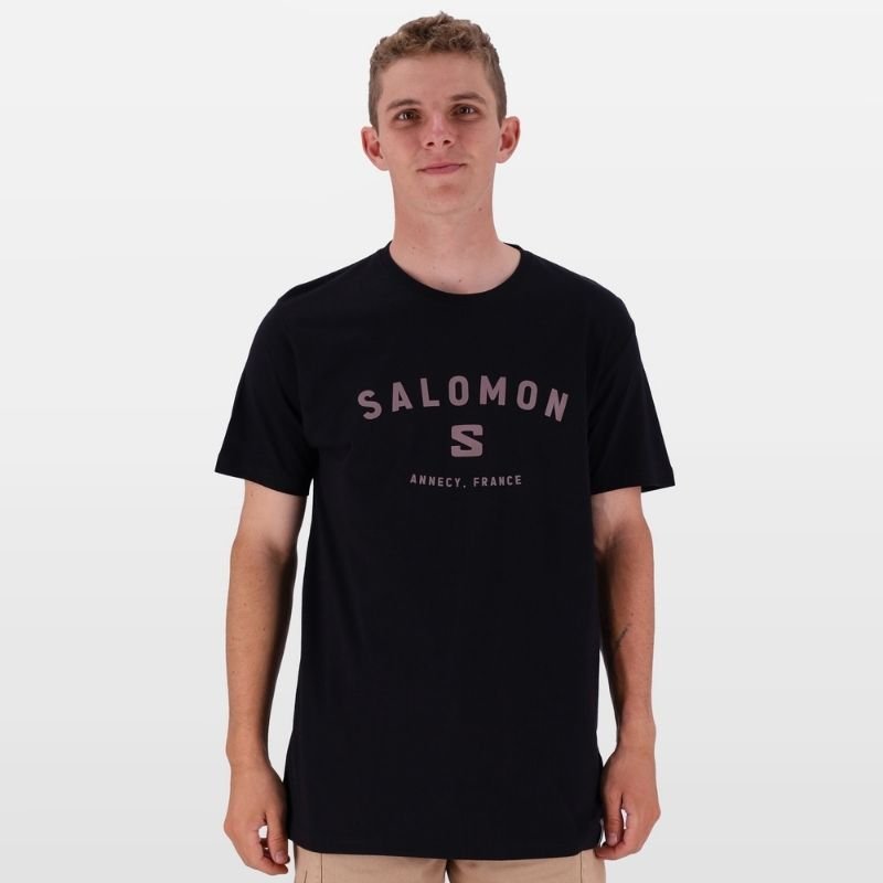 Salomon Alpine Tee Black - Shazem - MENS T - SHIRTS - SALOMON