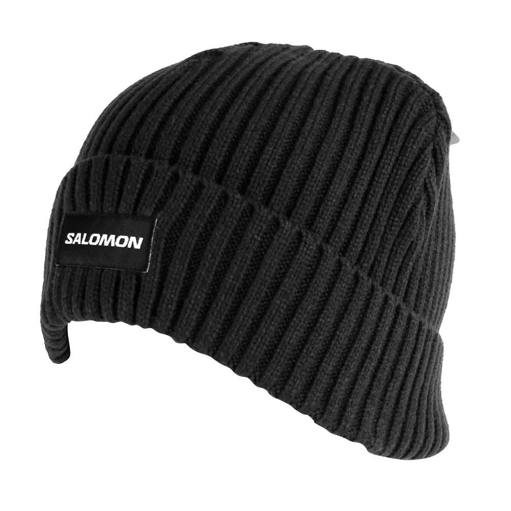 Salomon Atlantic Beanie Black - Shazem - UNISEX HEADWEAR - SALOMON