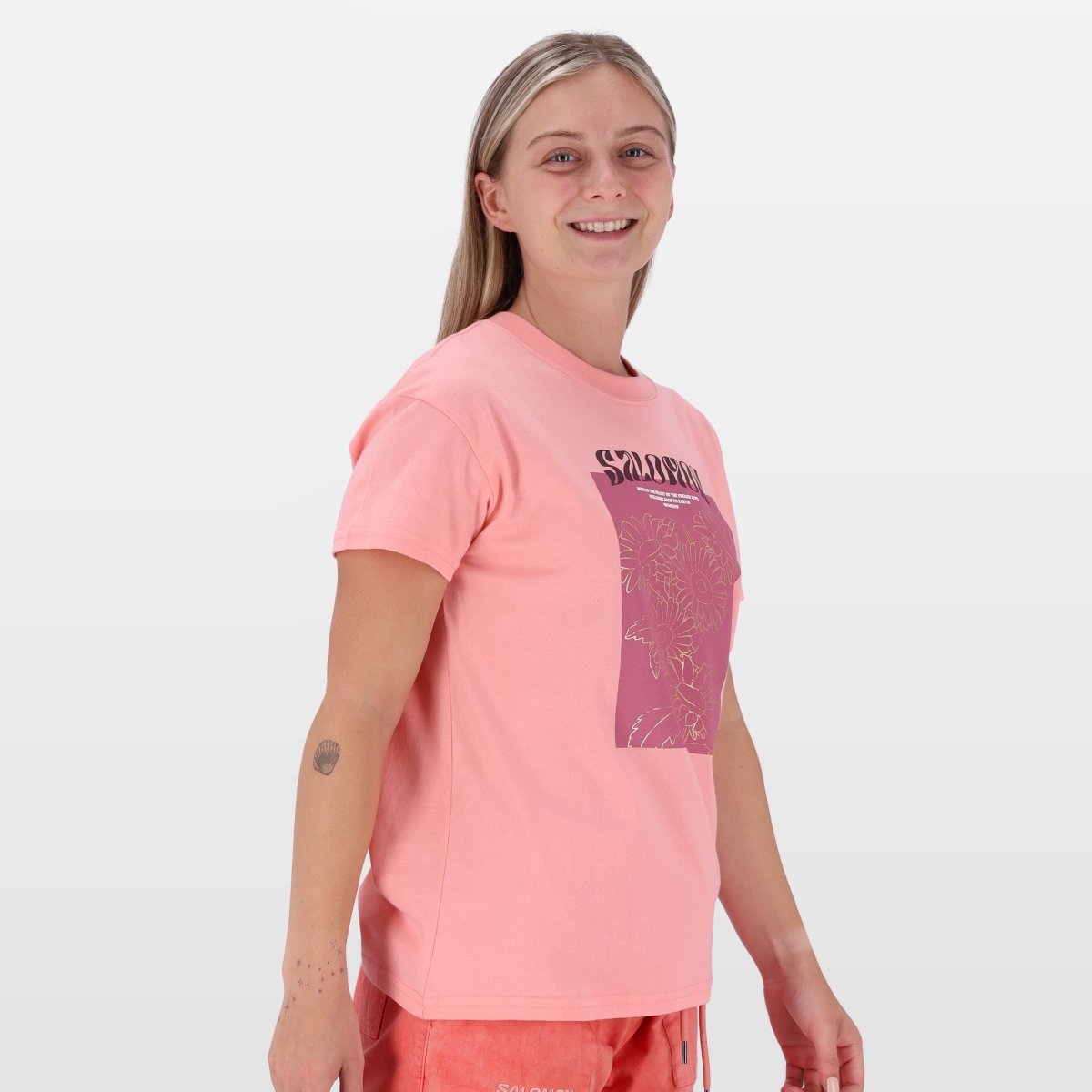 Salomon Golden Tee Murex Shell - Shazem - WOMENS T - SHIRTS - SALOMON