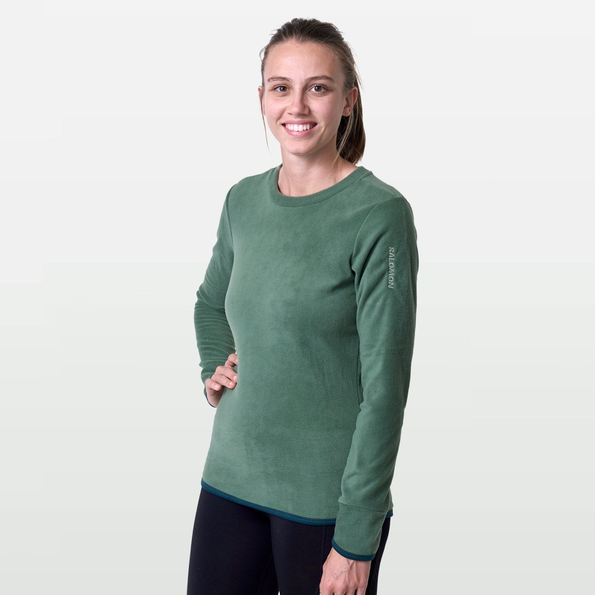 Salomon Kabru Sage Leaf - Shazem - WOMENS PULLOVER - SALOMON
