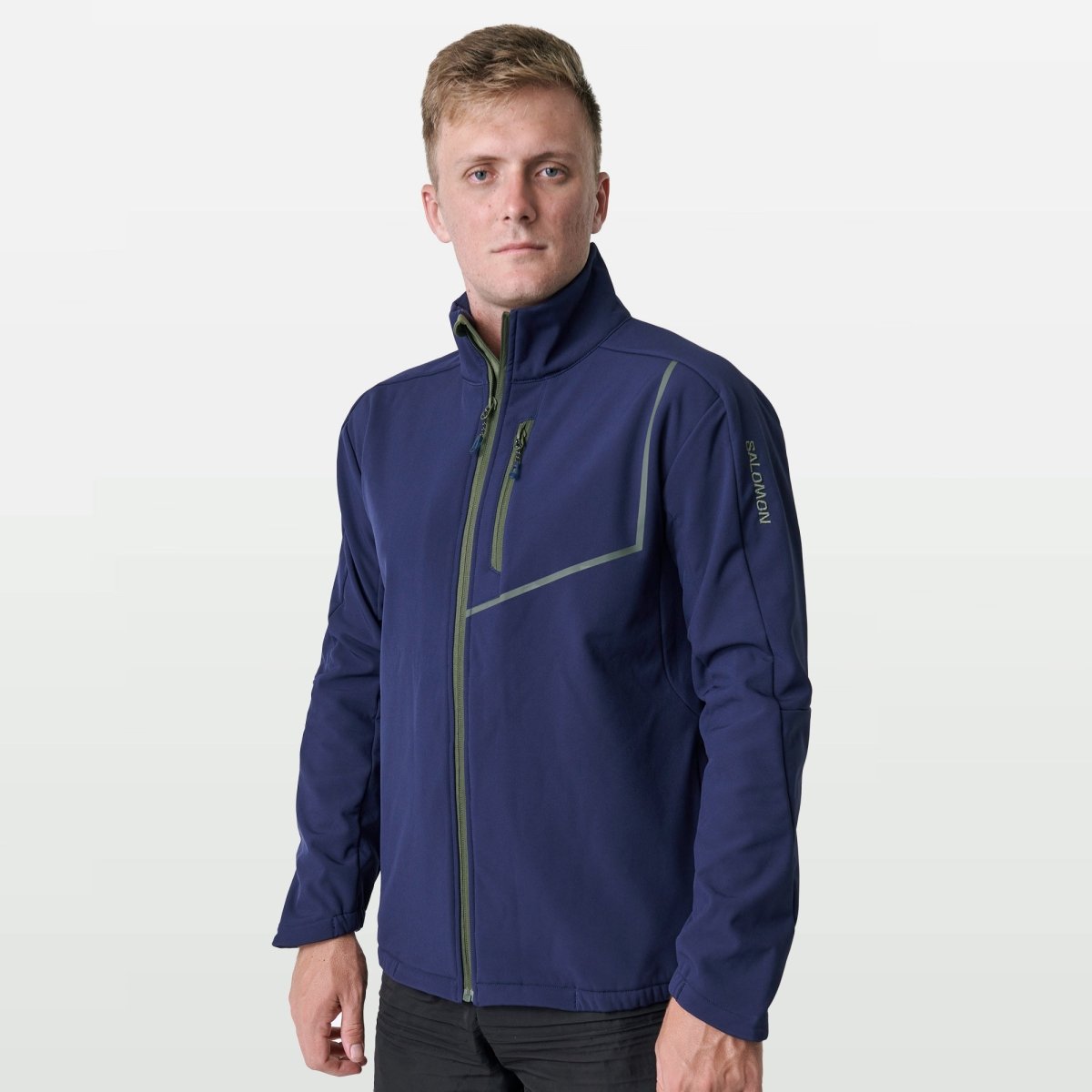 Salomon Softshell Jacket Mood Indigo - Shazem - MENS JACKETS - SALOMON