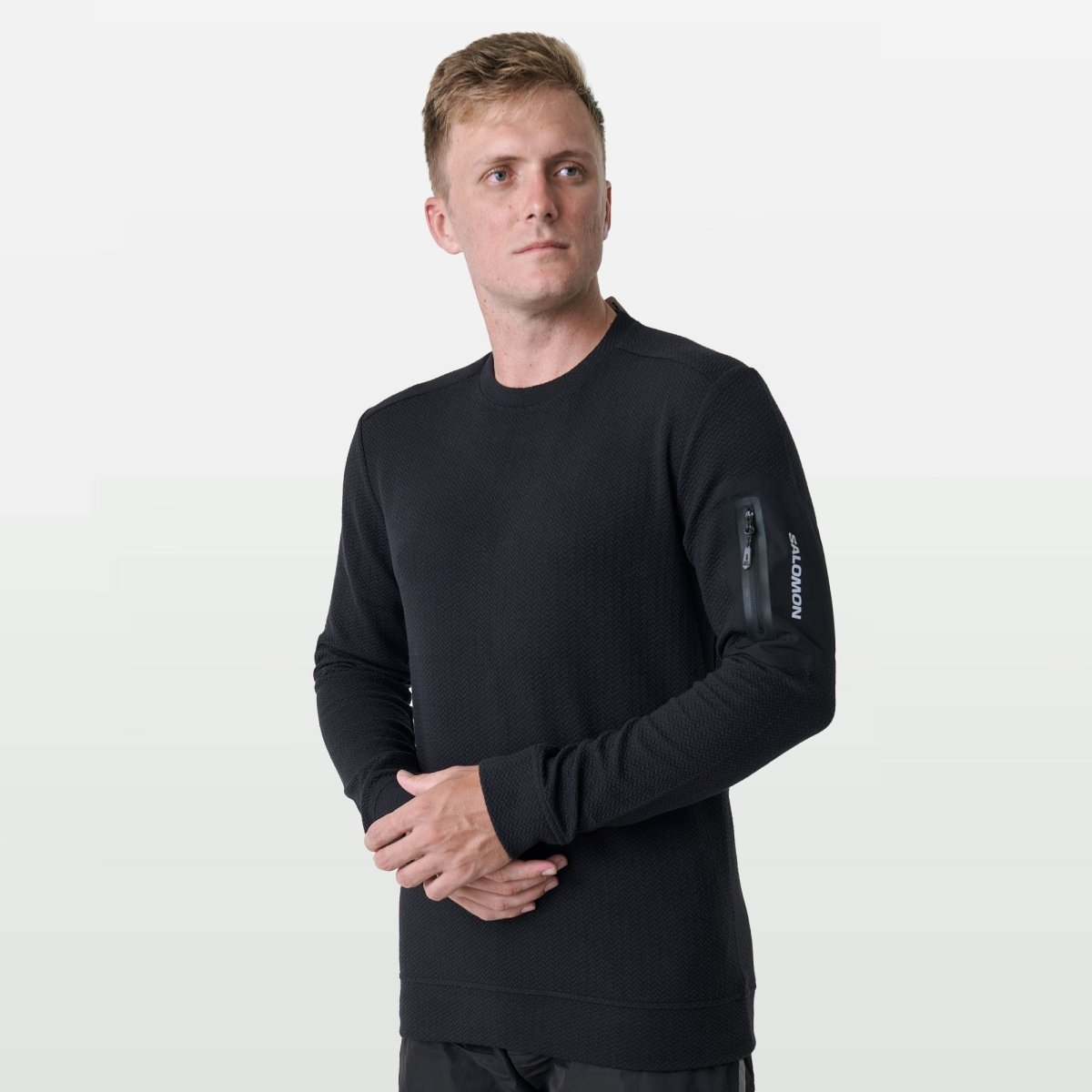 Salomon Tolima Pullover Black - Shazem - MENS PULLOVER - SALOMON