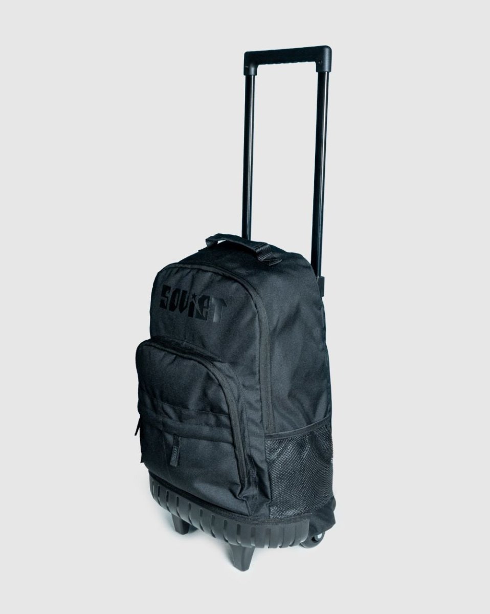 Soviet Pumas Trolley Bag Black Mono - Shazem - UNISEX LUGGAGE - SOVIET