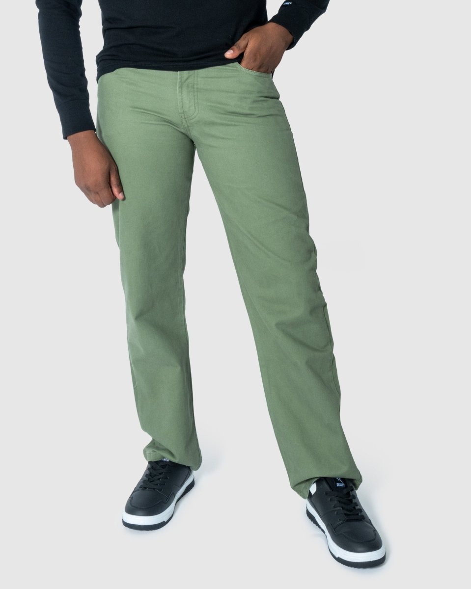 Soviet Voyager 2 No5 Donkey men's jeans in dark wash with classic straight-leg fit and five-pocket design.
