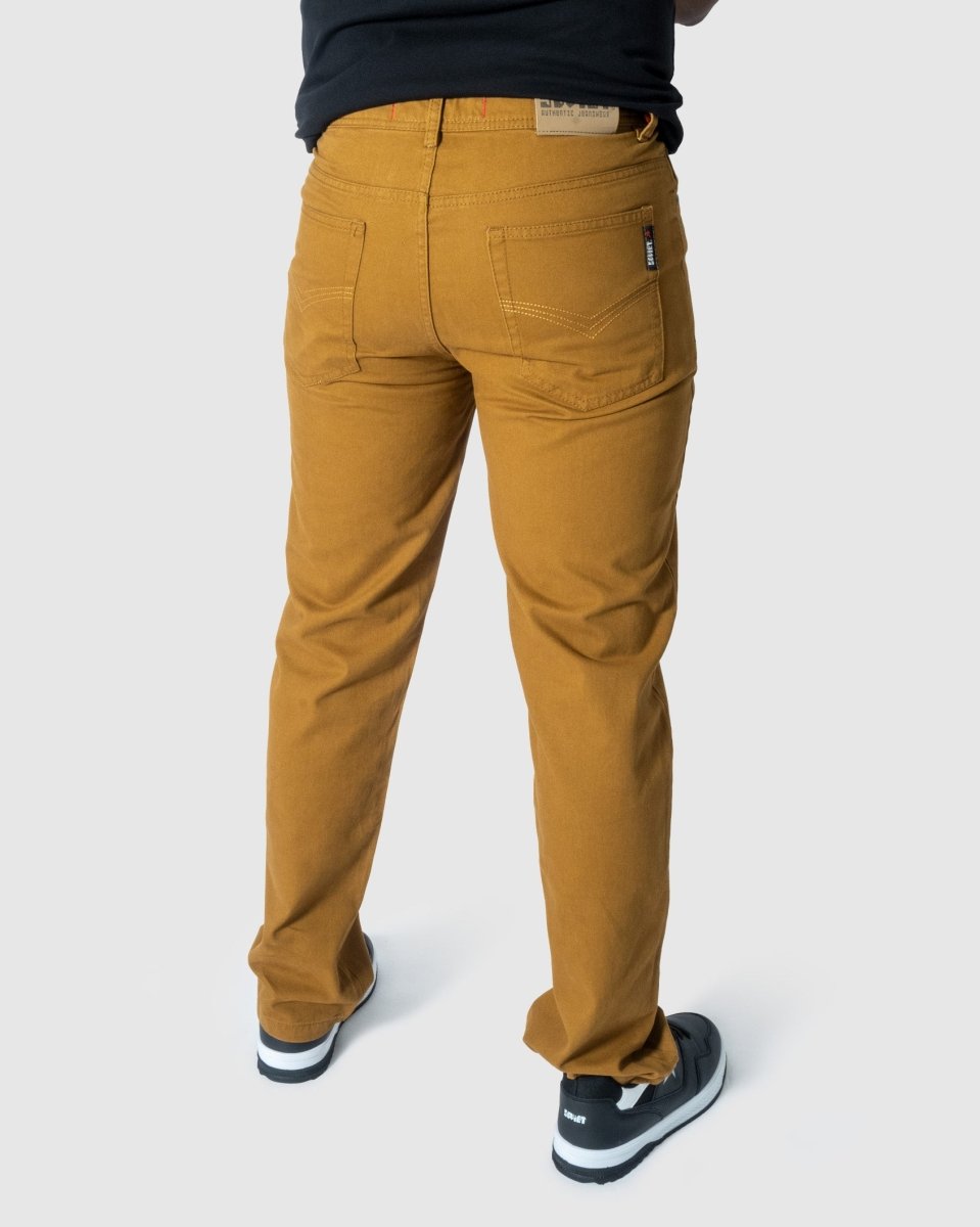 Soviet Voyager 2 No5 Mustard men's jeans in denim with a straight fit and classic five-pocket design.