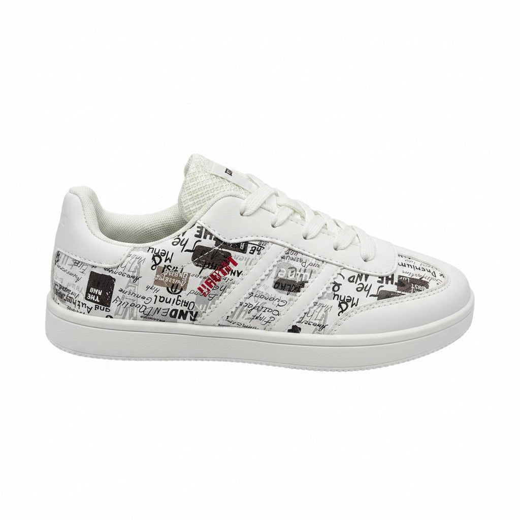 Soviet Youths Isla Flash 25 Sneaker White/Grafiti - Shazem - KIDS SNEAKERS - SOVIET