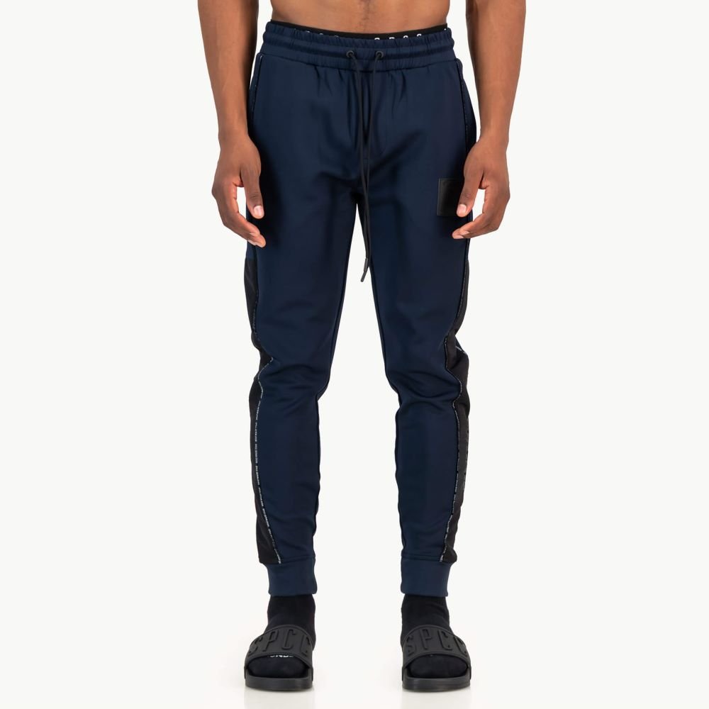 SPCC Kitson Track Pant Ink Black and Navy - Shazem - MENS TRACK PANTS - SPCC