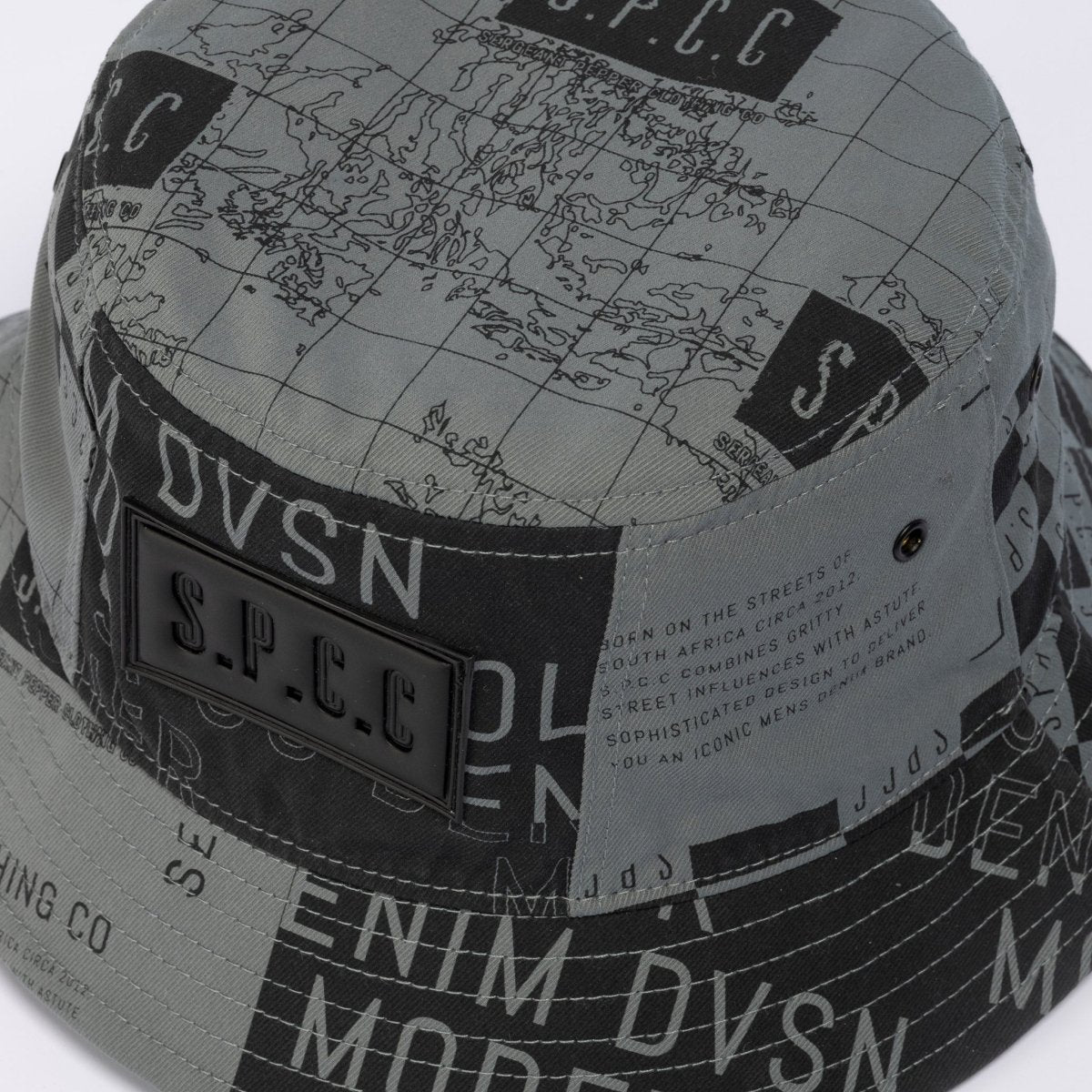 SPCC Libertine Bucket Hat Blue Grey - Shazem - MENS HEADWEAR - SPCC