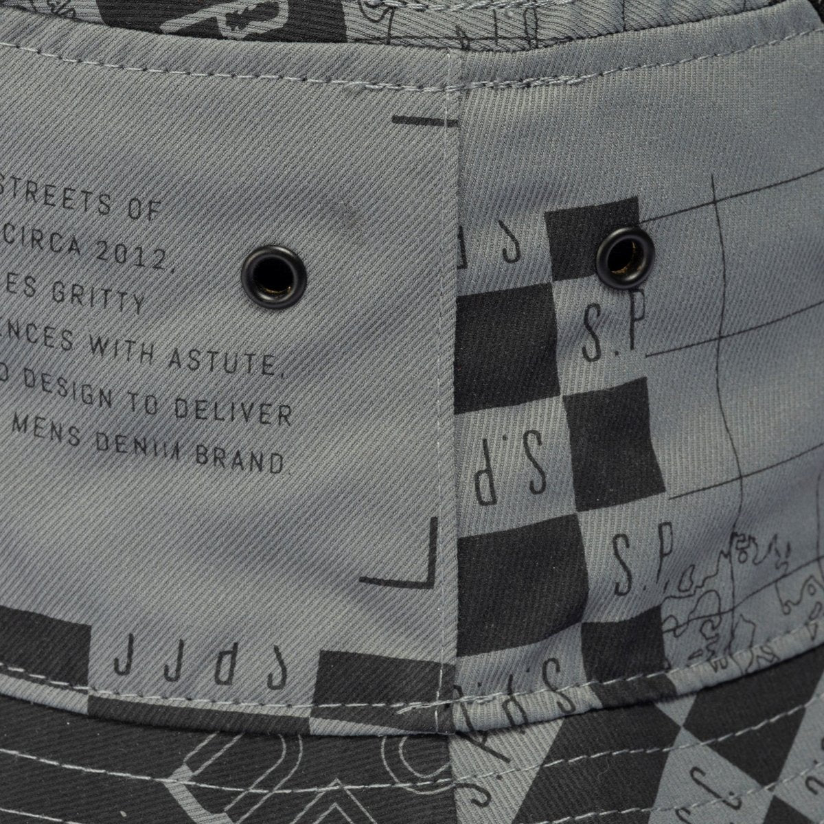 SPCC Libertine Bucket Hat Blue Grey - Shazem - MENS HEADWEAR - SPCC