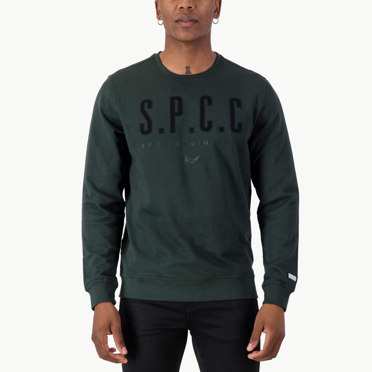 SPCC Linton Sweater Dark Fatigue - Shazem - MENS SWEATER - SPCC