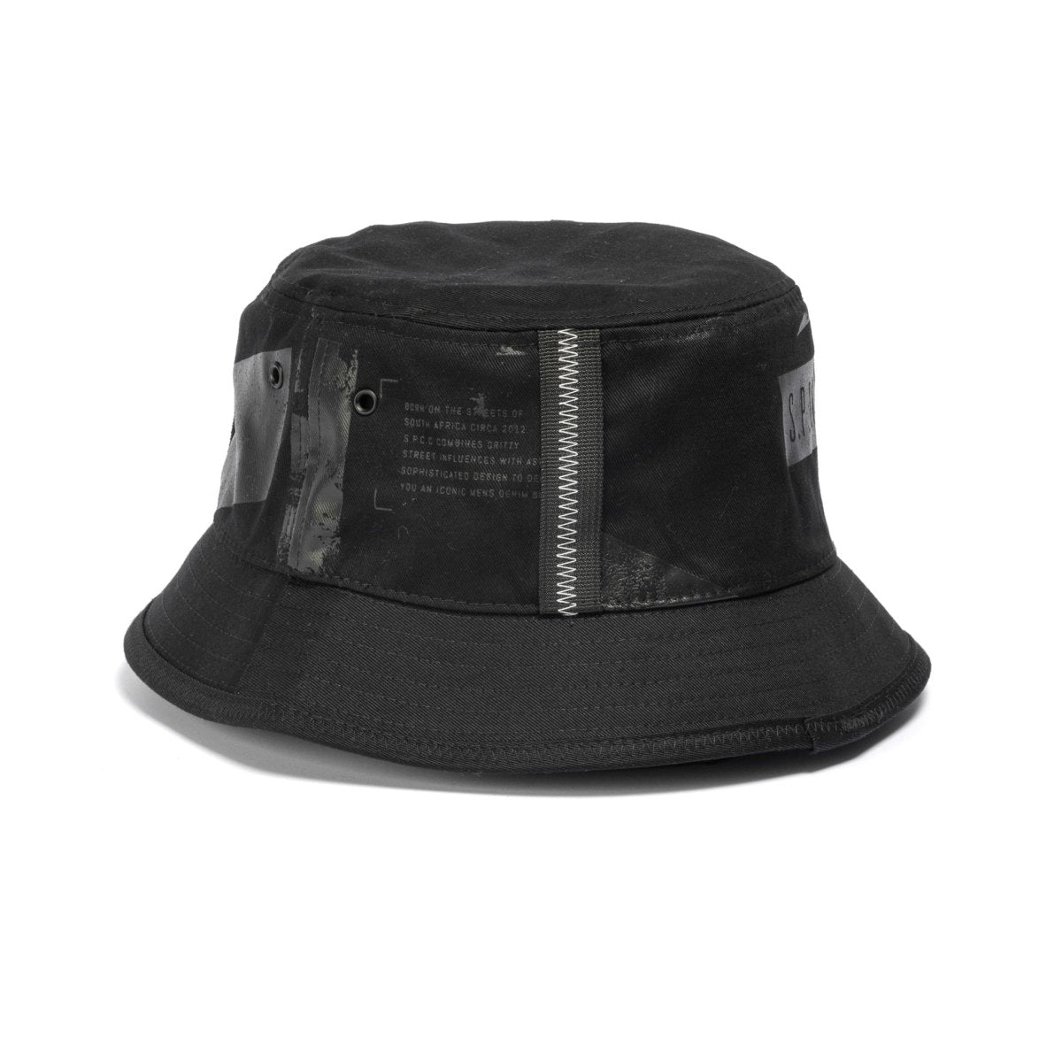 SPCC Orbit Bucket Hat Black - Shazem - MENS HEADWEAR - SPCC