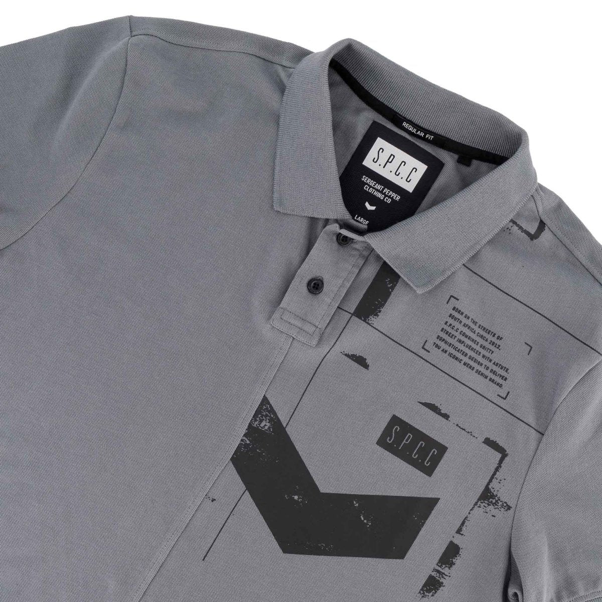 SPCC Orbit Golfer Blue Grey - Shazem - MENS GOLFER - SPCC