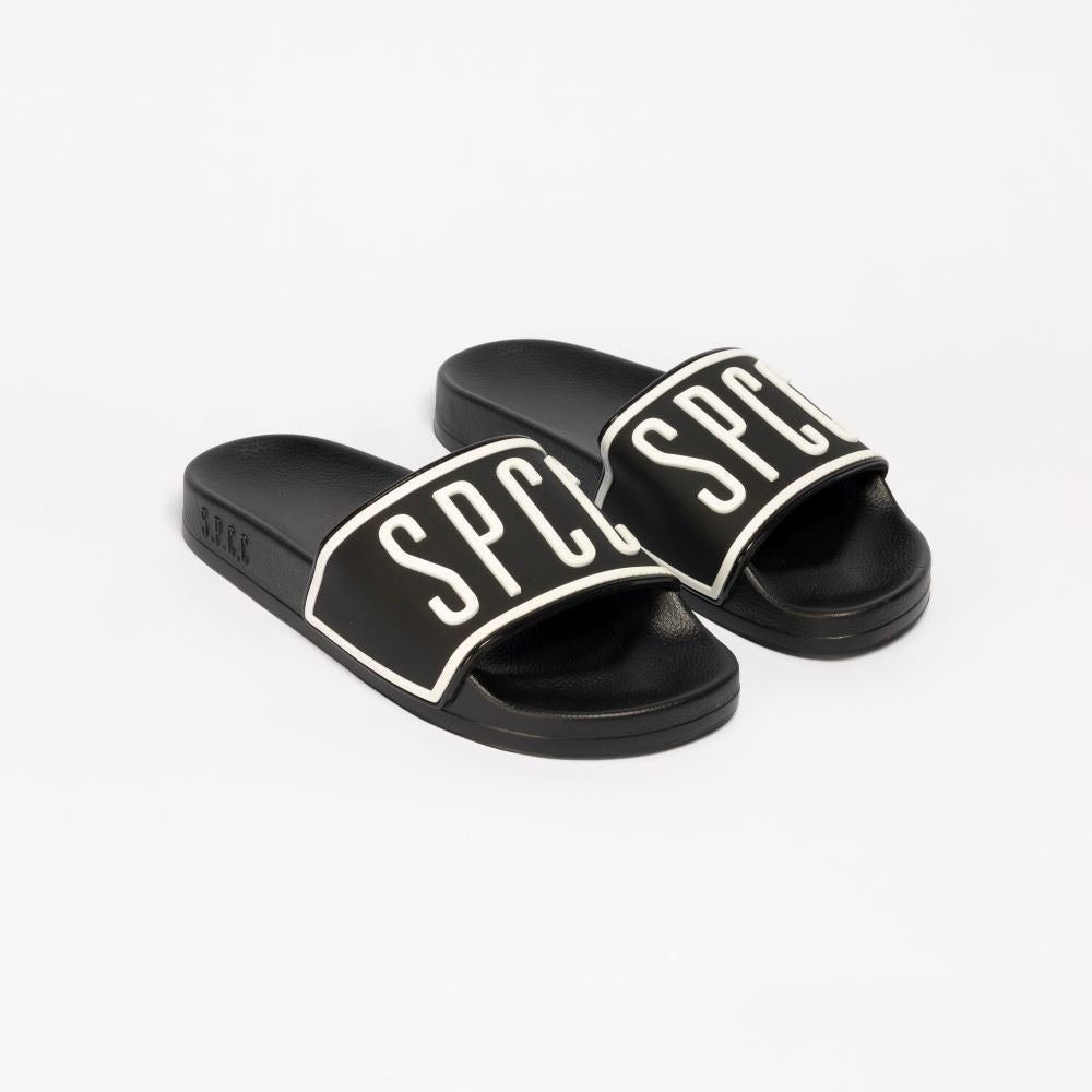 SPCC Packham Slider Black/White - Shazem - MENS SANDALS - SPCC